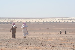 Syrische Flüchtlinge im Azraq Camp, Foto von Markus Schauta