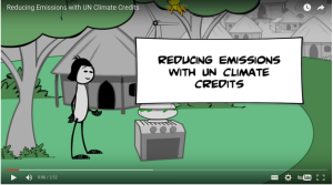Werbung für klimaneutrale Kocher aus einem Video des UN-Offset-Programms: http://climateneutralnow.org/