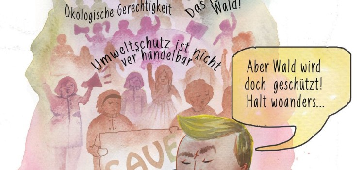 Wir schützen die Umwelt …woanders