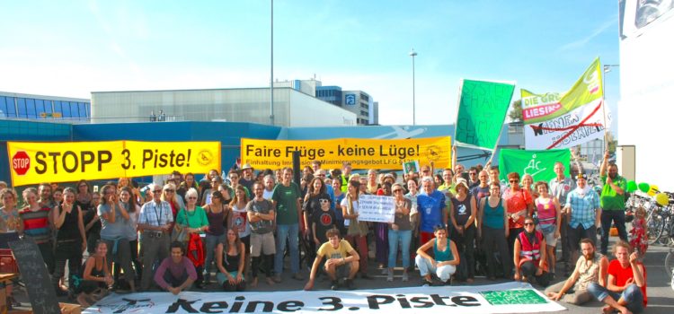 Presseaussendung: Dritte Piste-Absage: Erfolg für Klimagerechtigkeitsbewegung