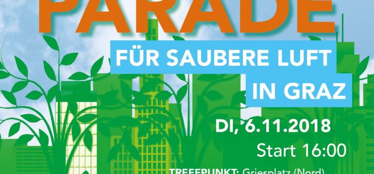Parade für saubere Luft in Graz