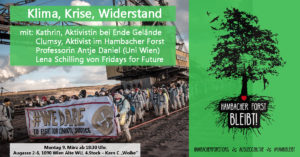 Klima, Krise, Widerstand Podiumsdiskussion