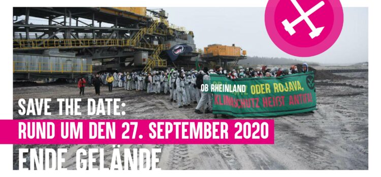 Ende Gelände 2020 – Save the Date