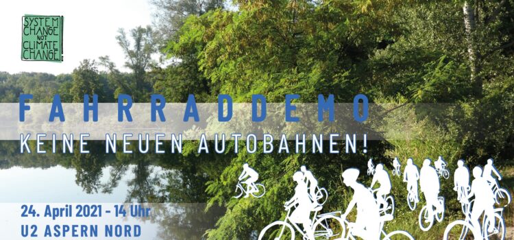 Raddemo gegen Autobahnen