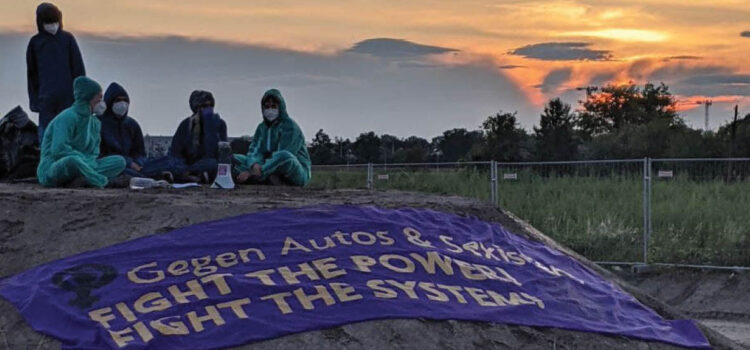 Presseaussendung: Klimaaktivist:innen schlagen Zelte auf Lobau-Bustelle auf