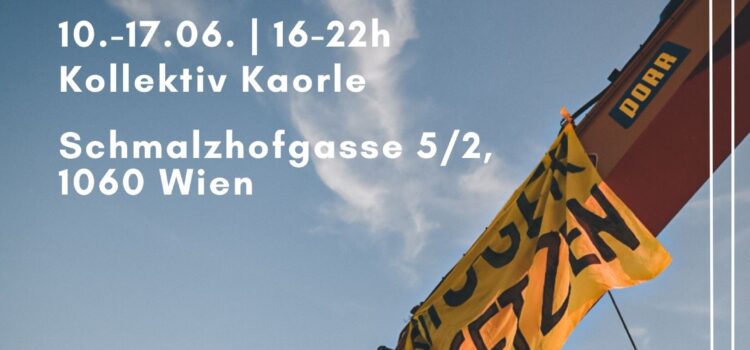 Presseaussendung: LobauBleibt-Ausstellung eröffnet am 10. Juni in 1060 Wien