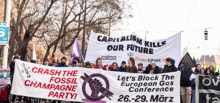 Presseaussendung: Gaskonferenz: Nach Klimastreik kündigt Bewegung nächste Proteste an Presseaussendung: Gaskonferenz: Nach Klimastreik kündigt Bewegung nächste Proteste an